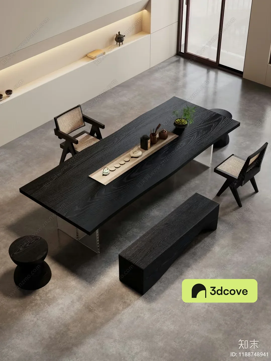 Modern Minimalist Table And Chairs