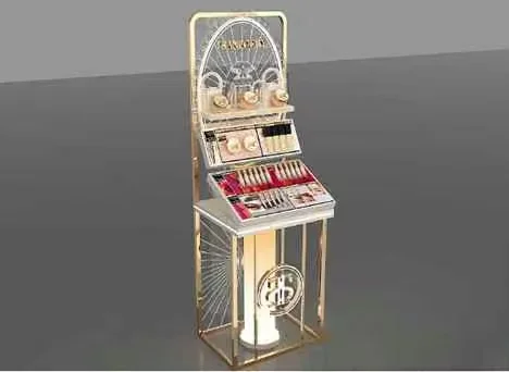 Gold Metal Machine 3D Model – 11468 – VRAY Render