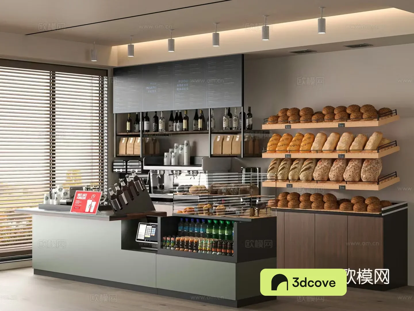 Modern cafe