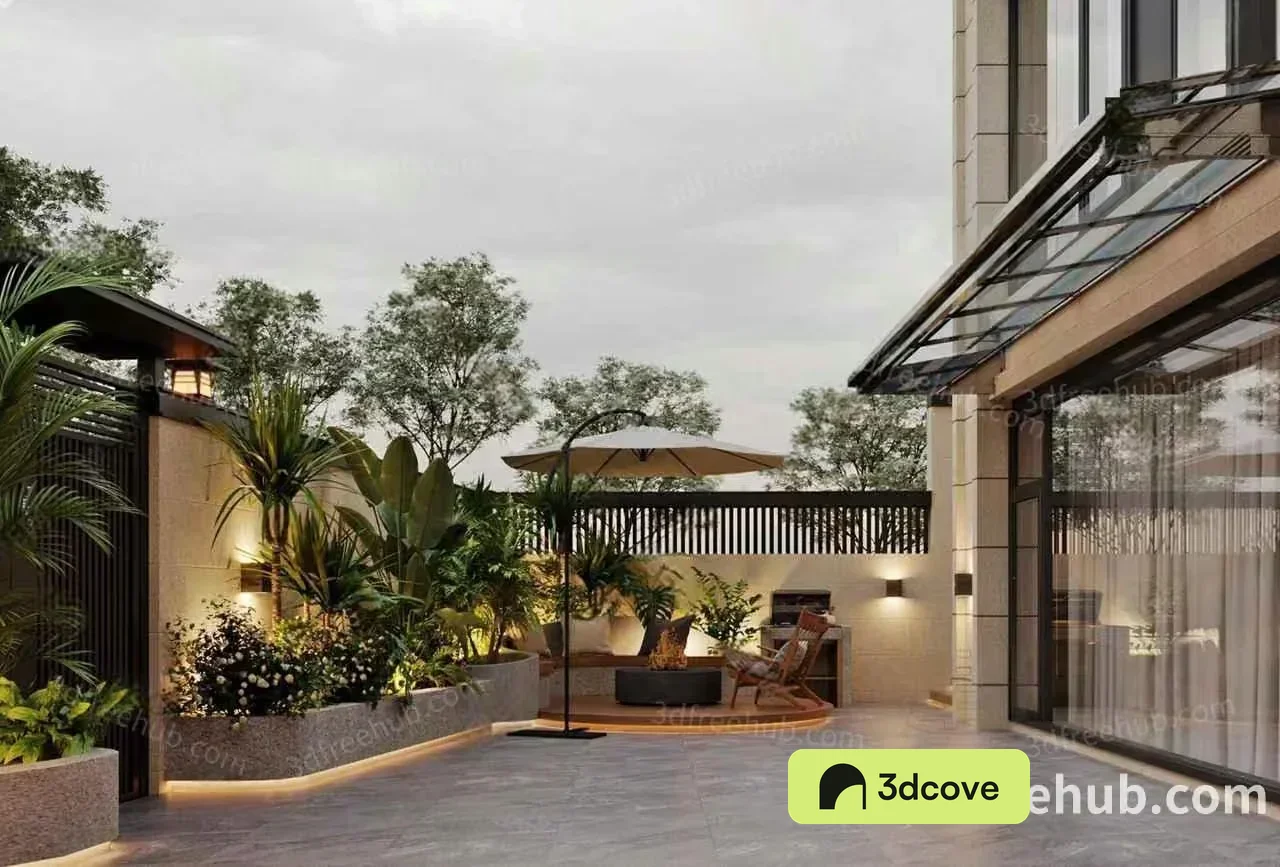 Cozy Outdoor Patio