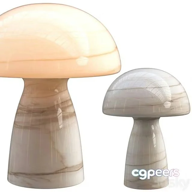 3ds Max Free – Table lamp Globen Fungo