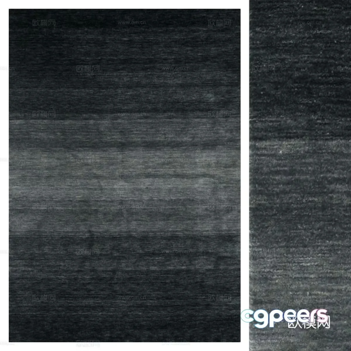 Modern Italian wool fabric carpet 3d model