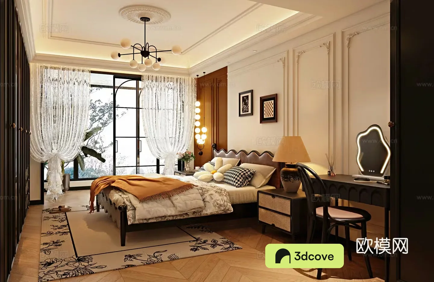 French bedroom second bedroom girl room