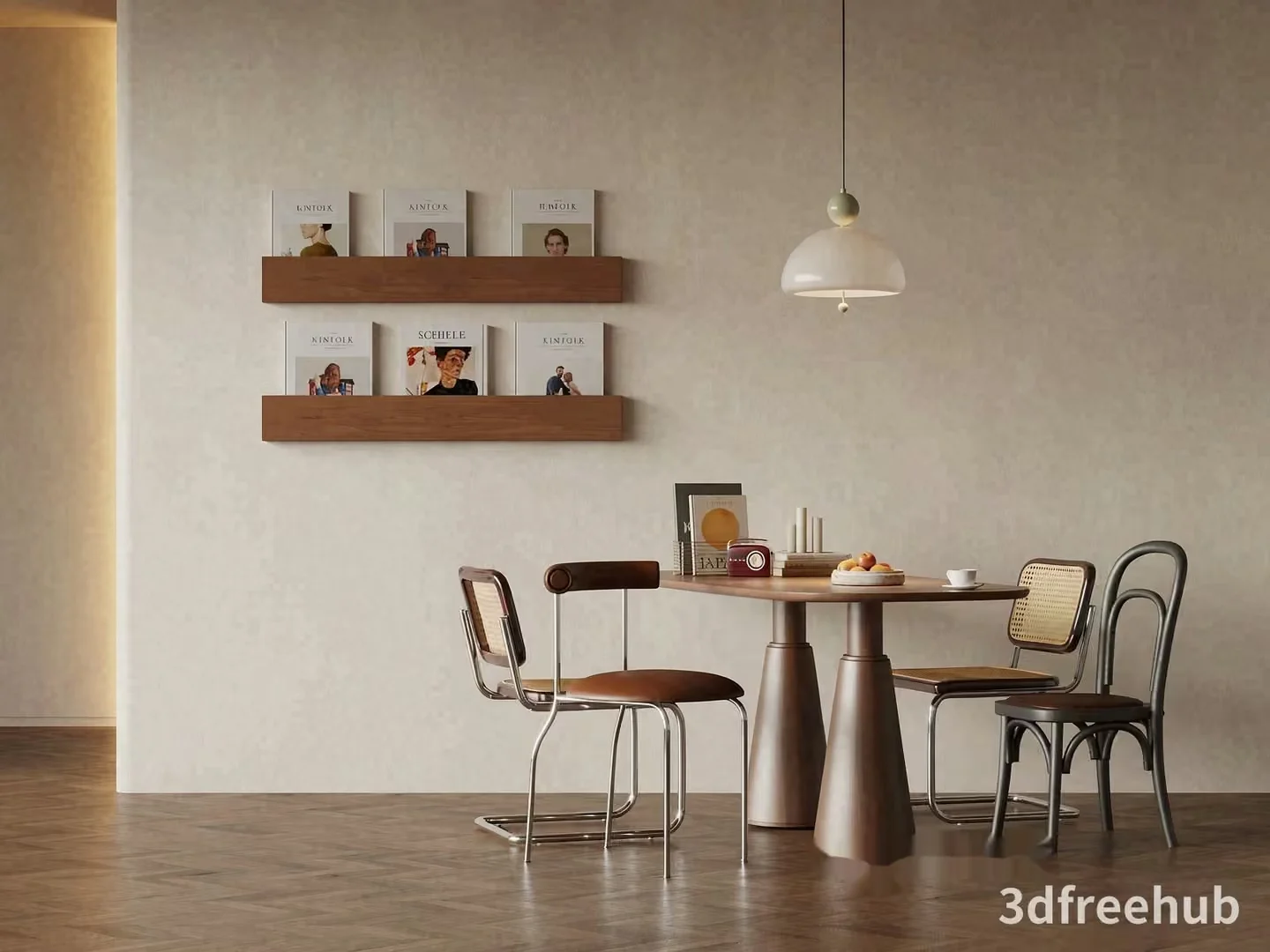 Modern Dining Room 3D Model – 23277 – VRAY Render