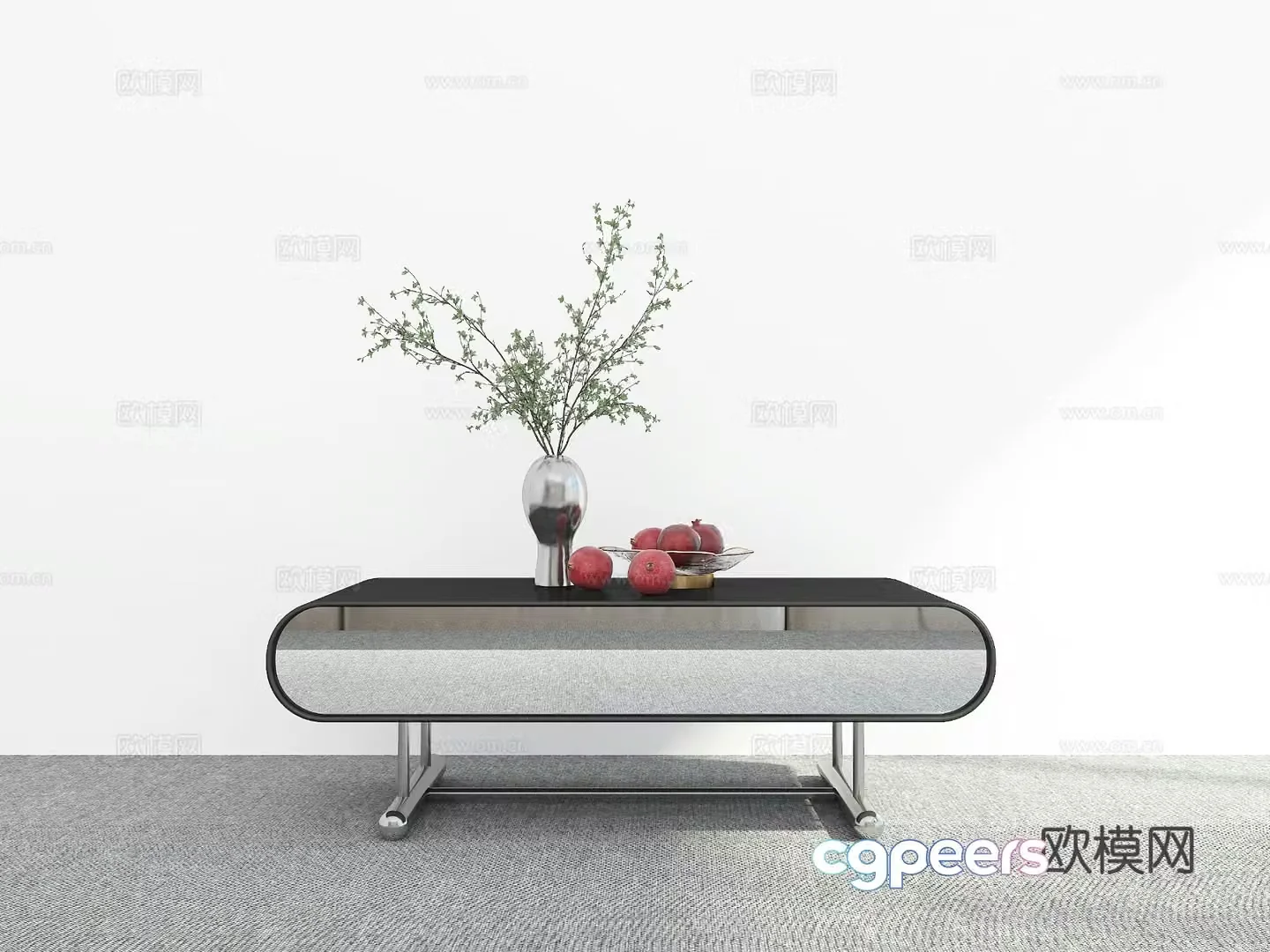 Modern coffee table 3d model