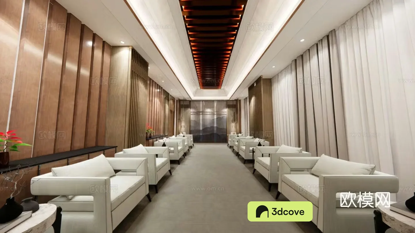 New Chinese style reception room conference room