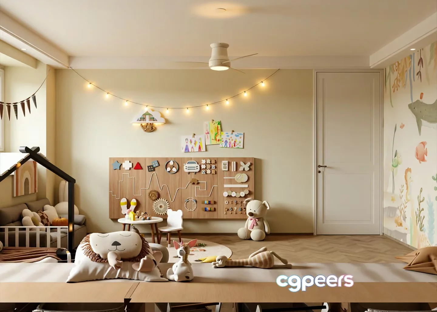A Children’S Playroom 3D Model – 7006 – VRAY Render