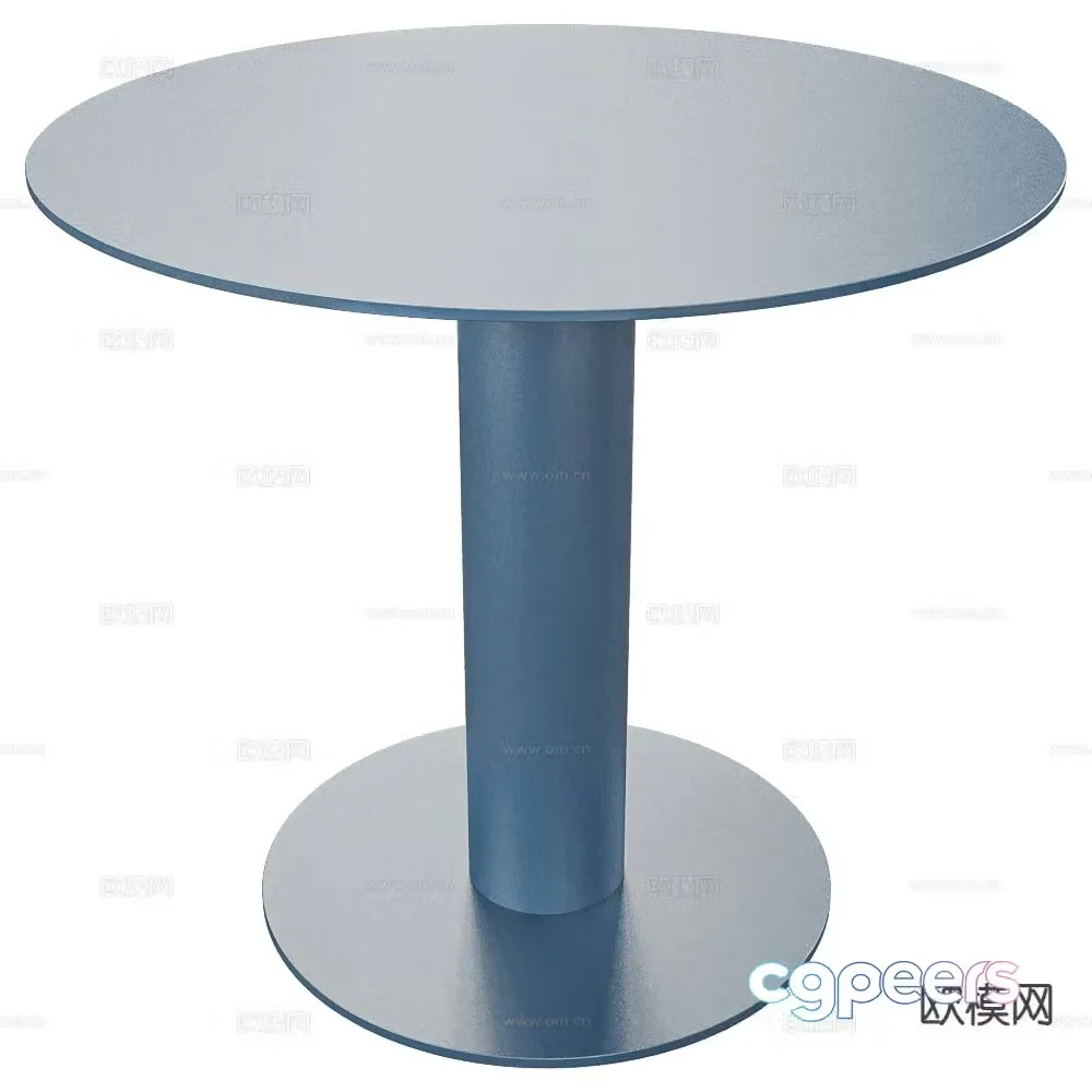 Dale dining table round table 3d model