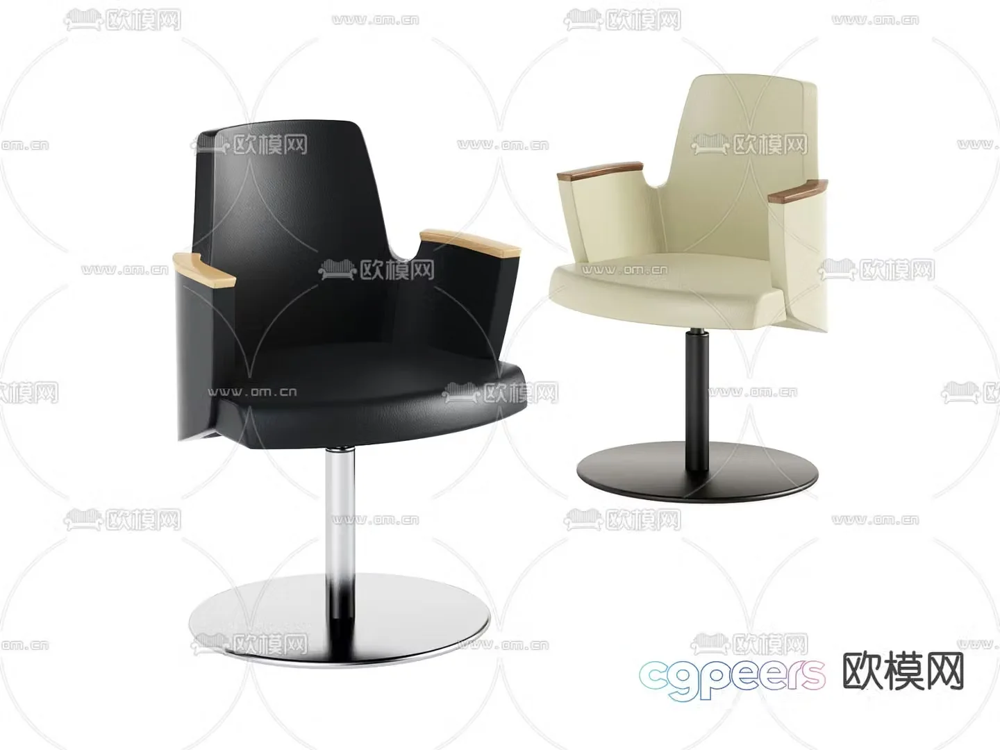 Office chair conference chair staff chair 3d model