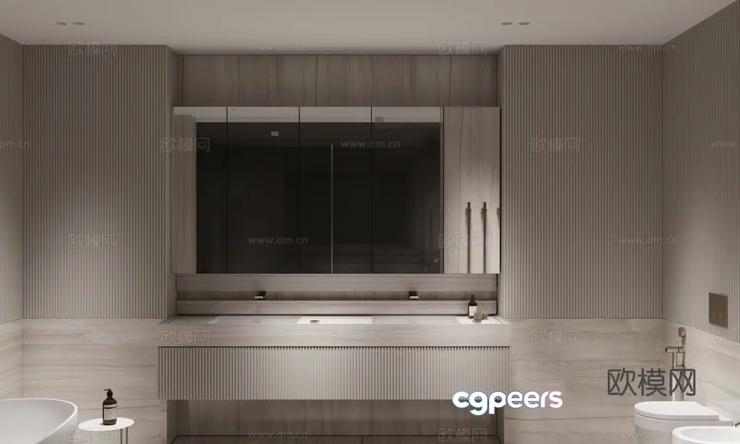Modern bathroom 3d model