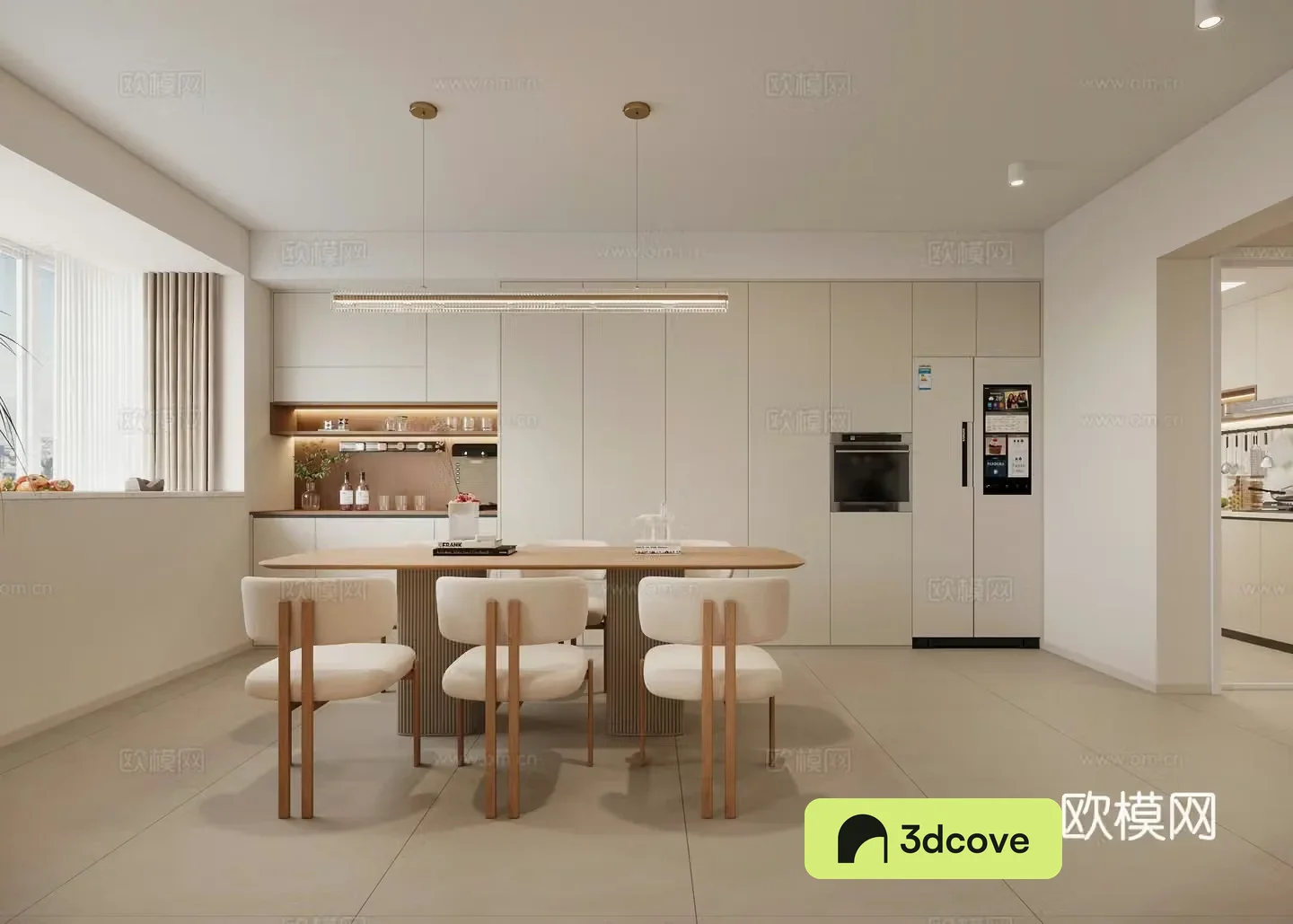Modern Cream Style Restaurant