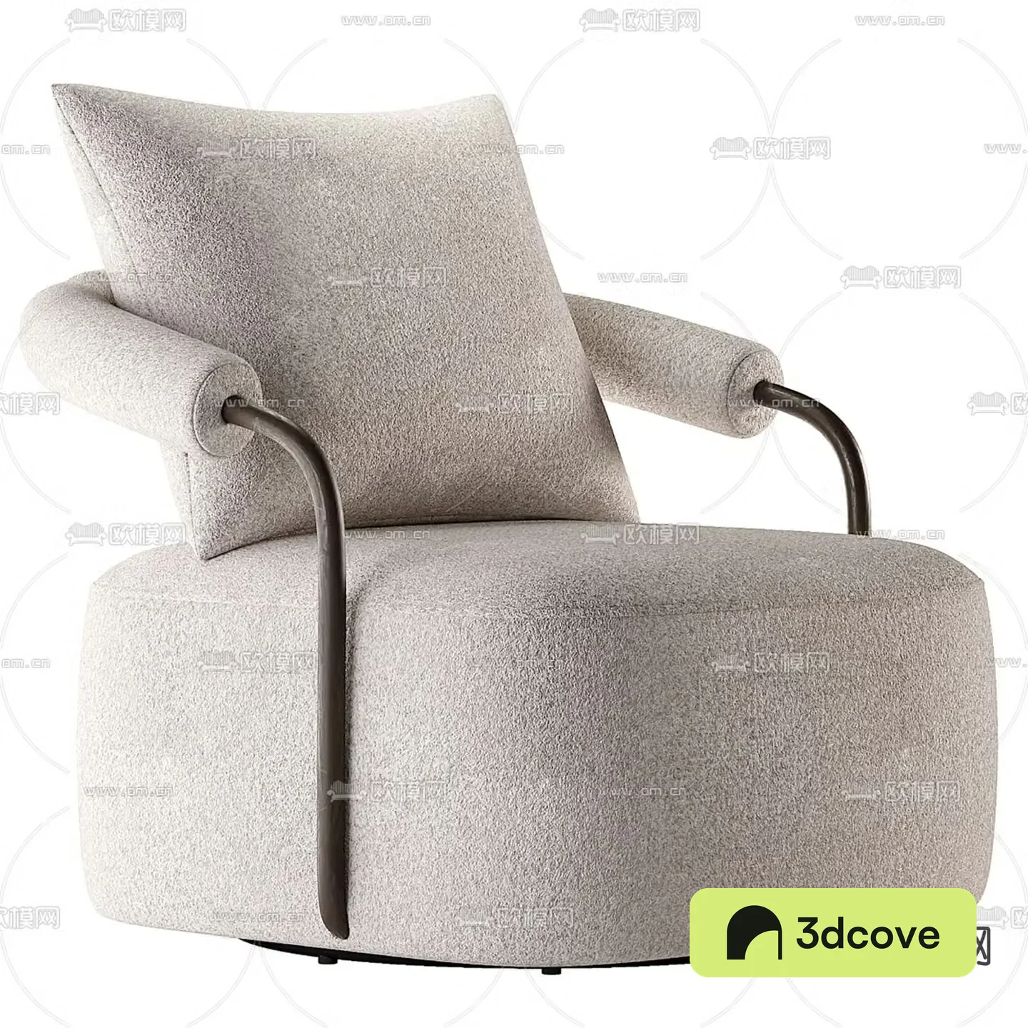 Zayden single sofa leisure sofa