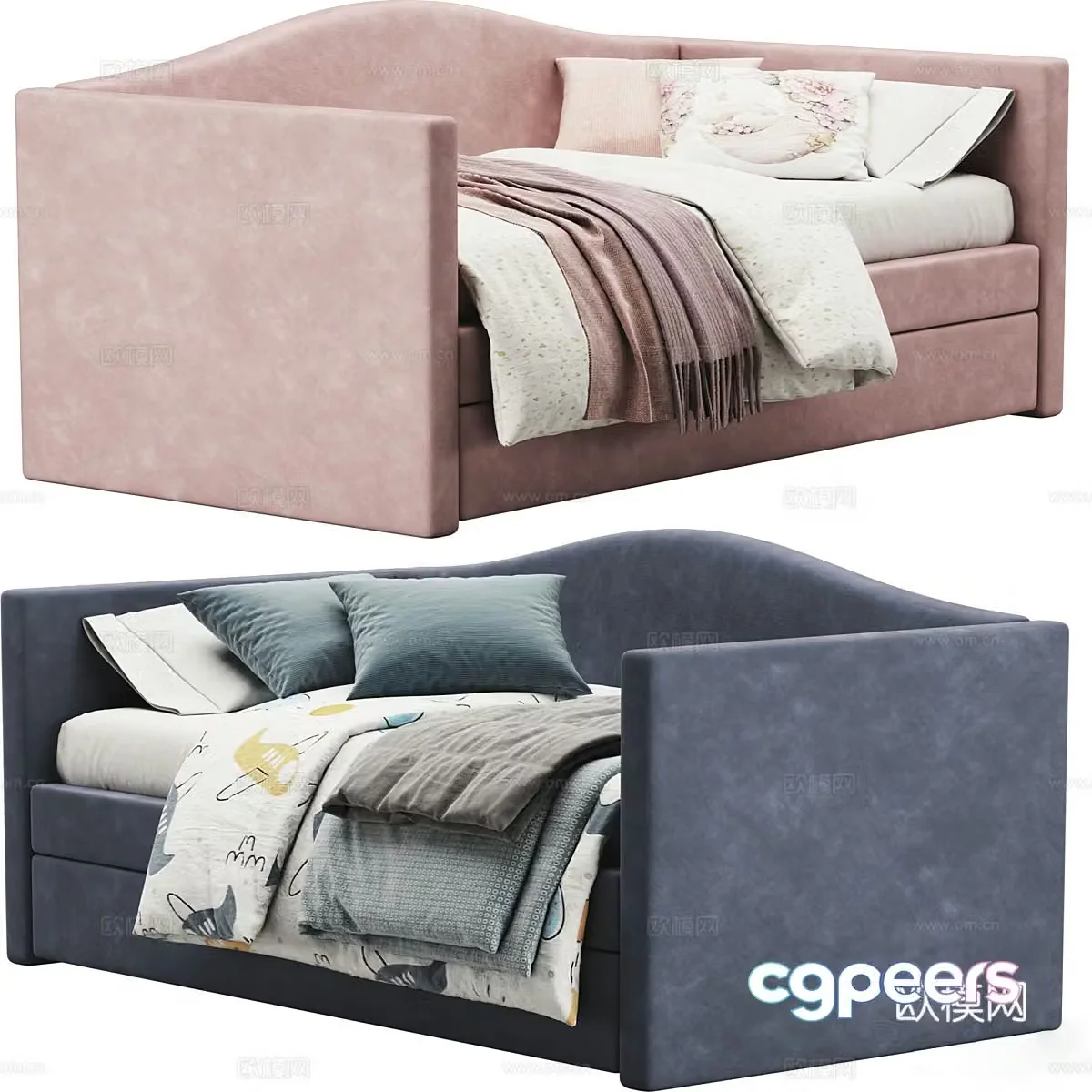 Single sofa 3d model