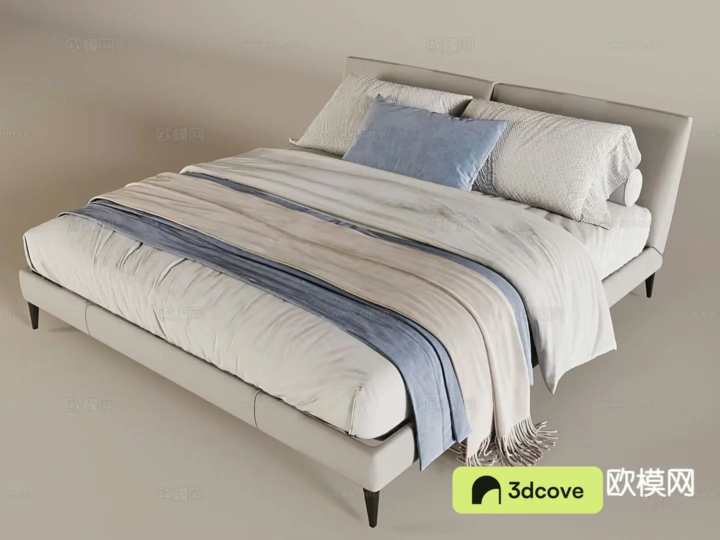 Modern double bed