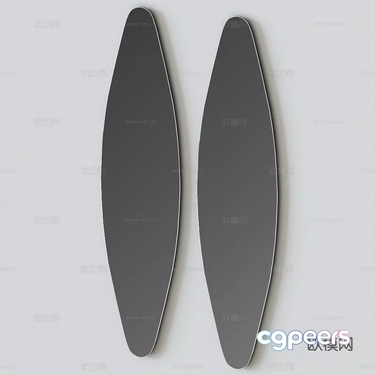 Modern mirror Decorative mirror Full-body mirror Floor-standing mirror Dressing mirror Special-shaped mirror Bathroom mirror 3D model