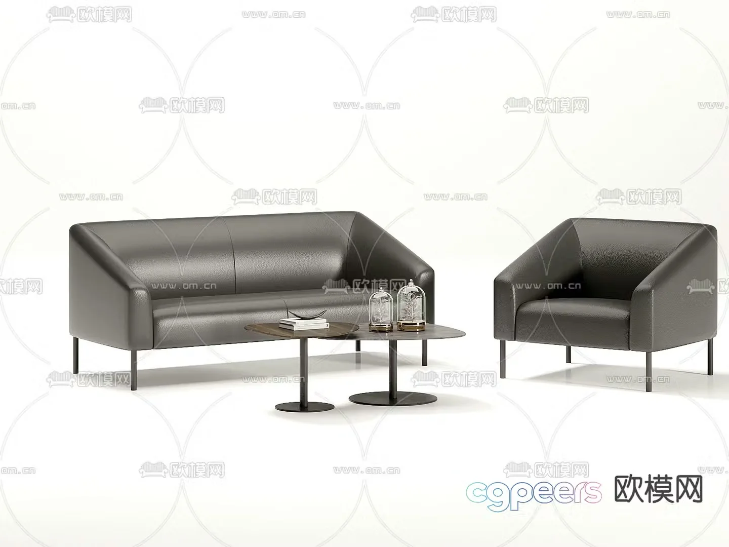 Office sofa 3d model
