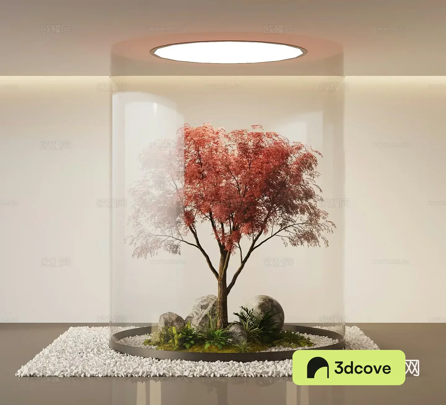 Modern interior landscape
