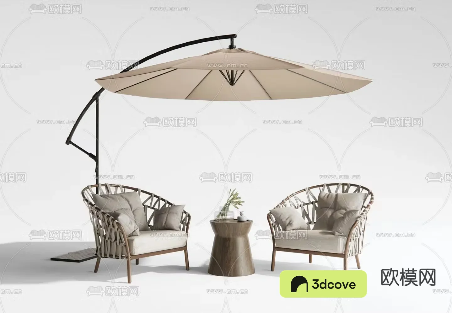 Outdoor chair woven chair