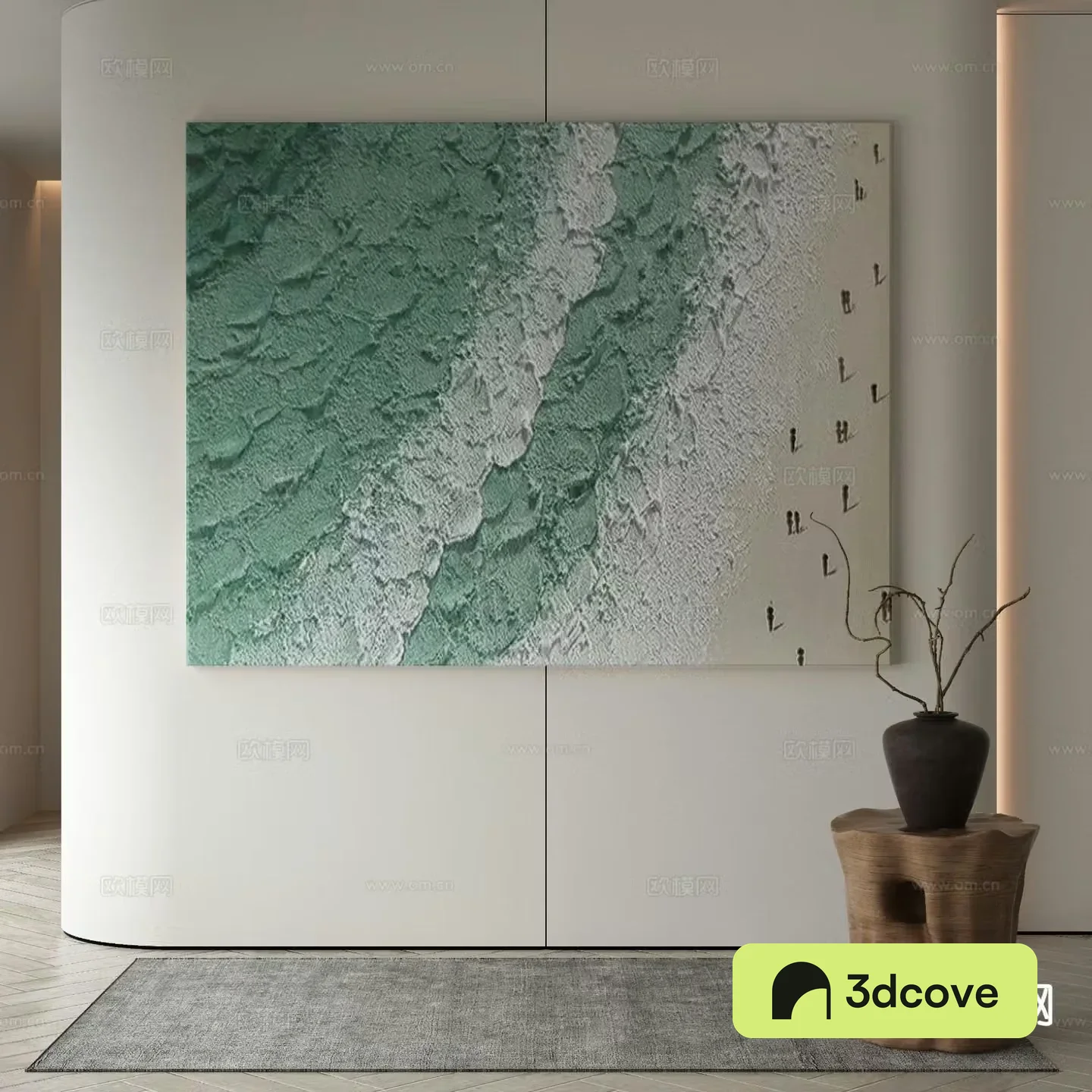 Modern art painting texture painting decorative painting