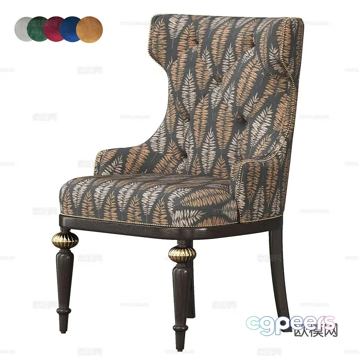 chair dining chair 3d model