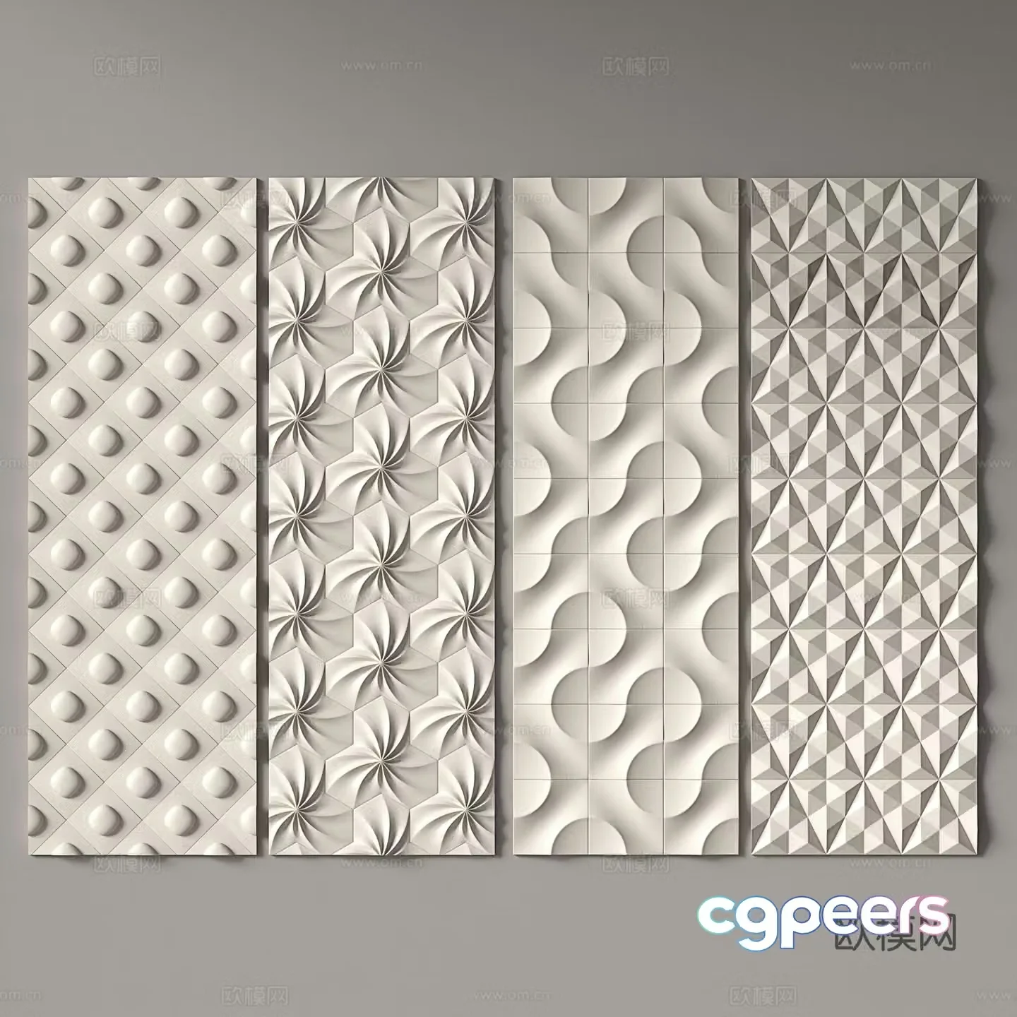 Modern modeling background wall panel decorative wall panel wall panel wall panel wall panel three-dimensional wall panel 3d model