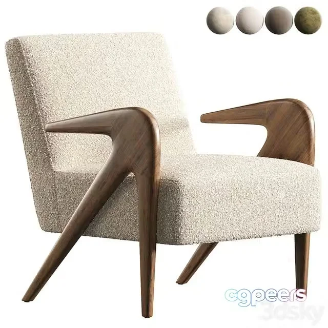 3ds Max Free – Angelica Lounge Chair