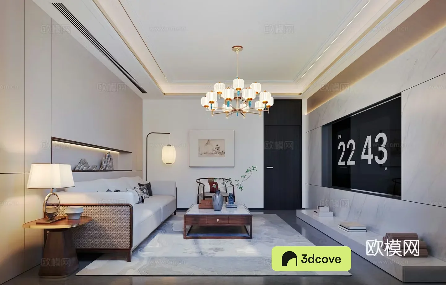 New Chinese living room