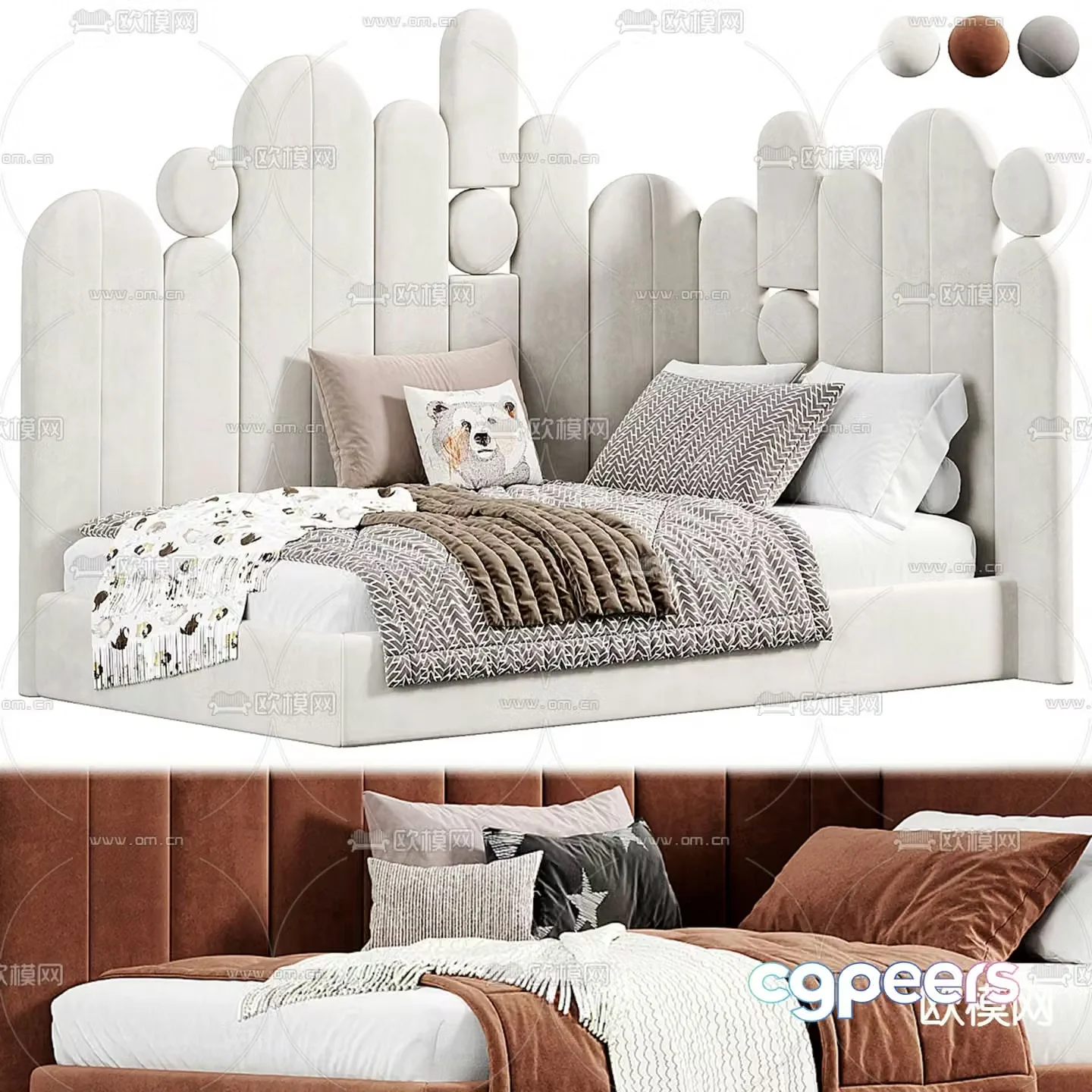 Children’s bed 3d model