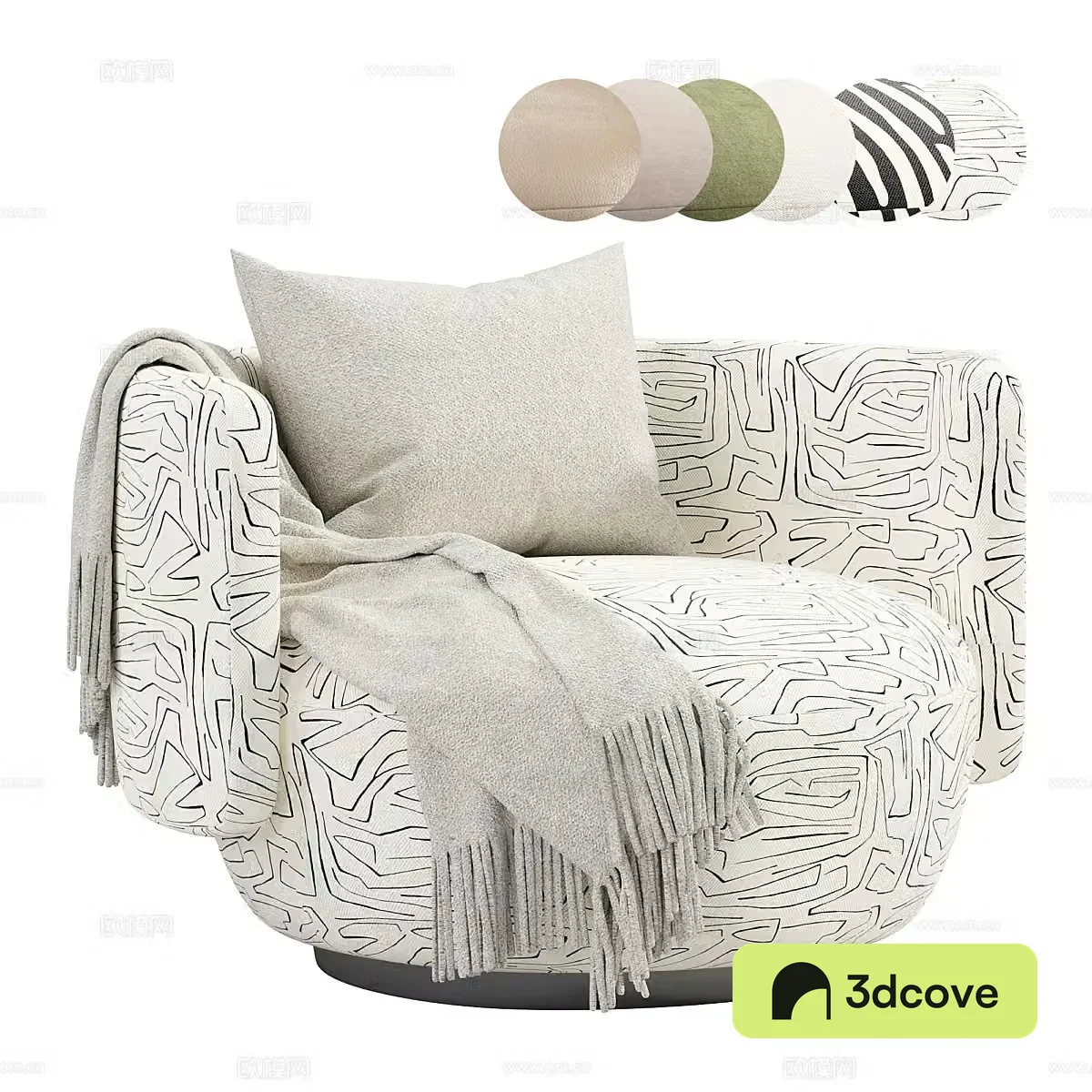 Modern Italian light luxury casual sofa