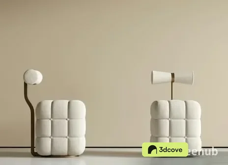 Two White Chairs