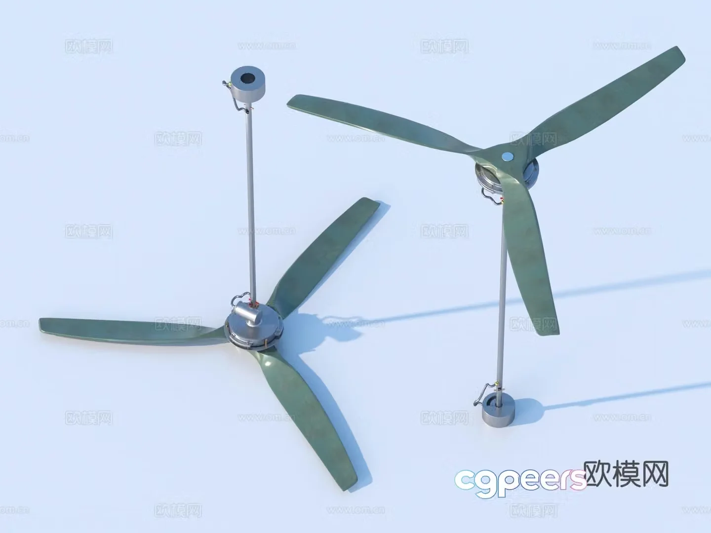 Fan Ceiling Fan Electrical Appliances Sketch 3D Model
