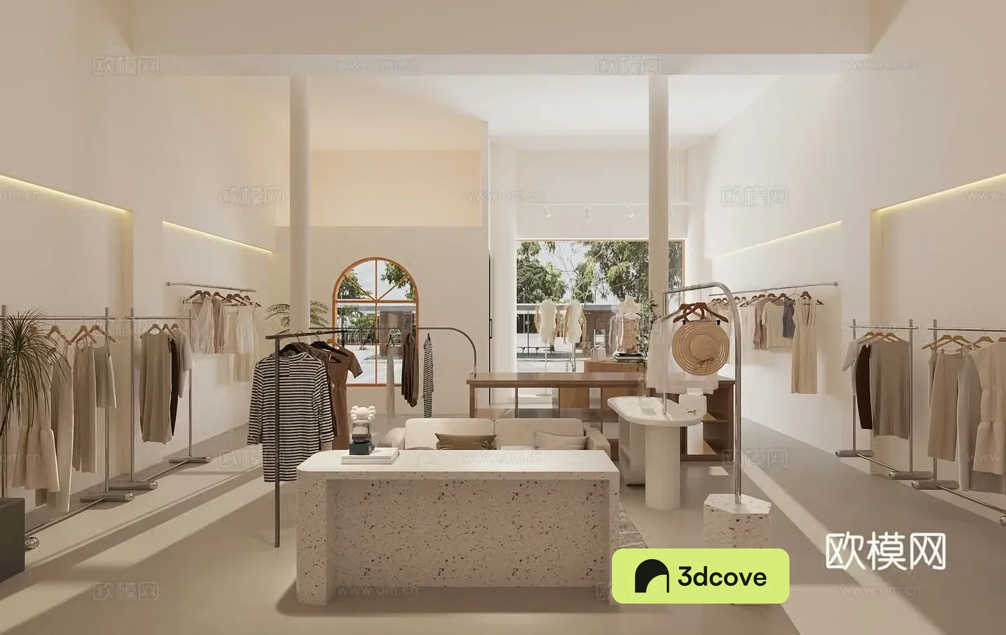 Modern clothing store Women’s clothing store Bakery store