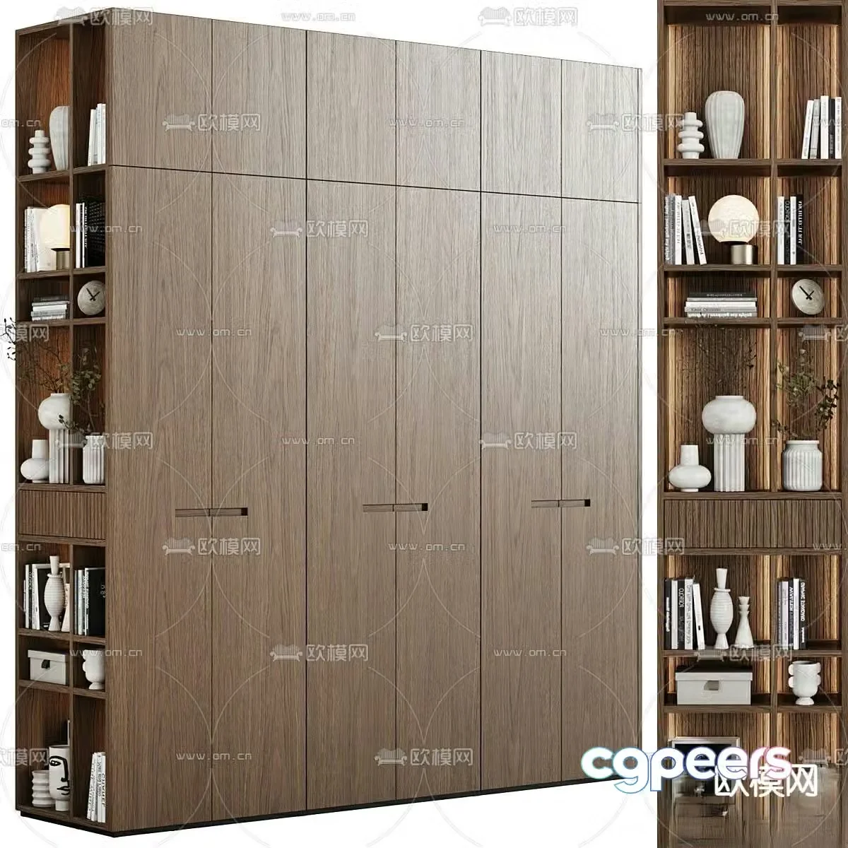 Modern wardrobe 3d model