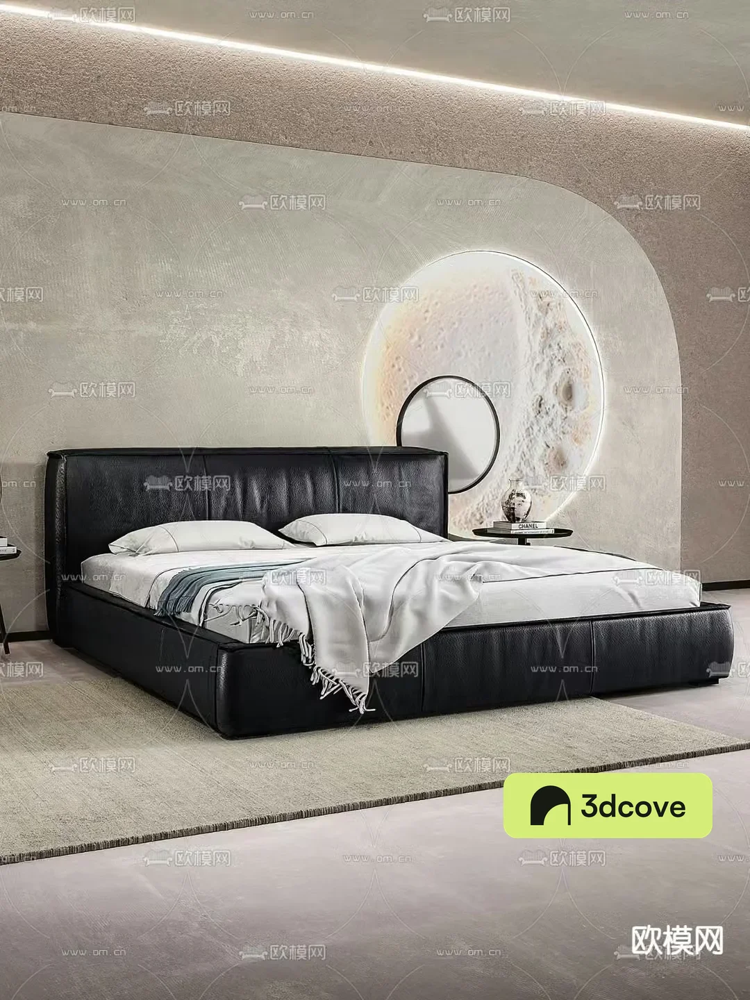 Wabi-sabi double bed