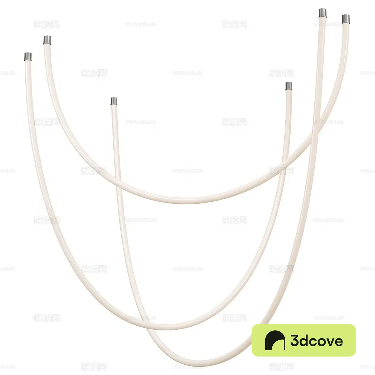Modern Italian minimalist linear chandelier