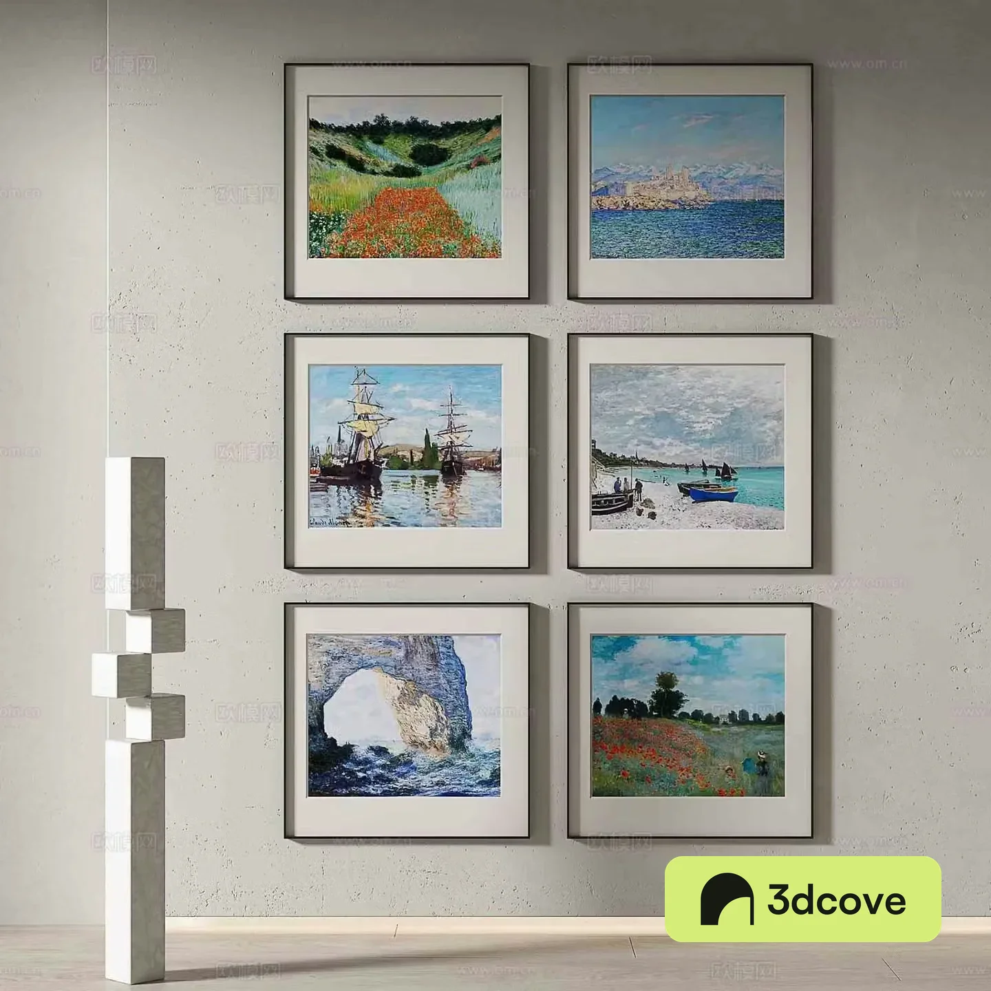 Modern landscape painting decorative painting