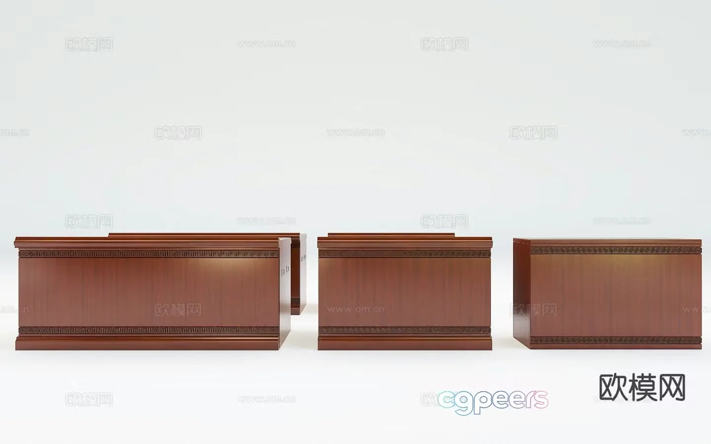 conference table conference table bar table 3d model