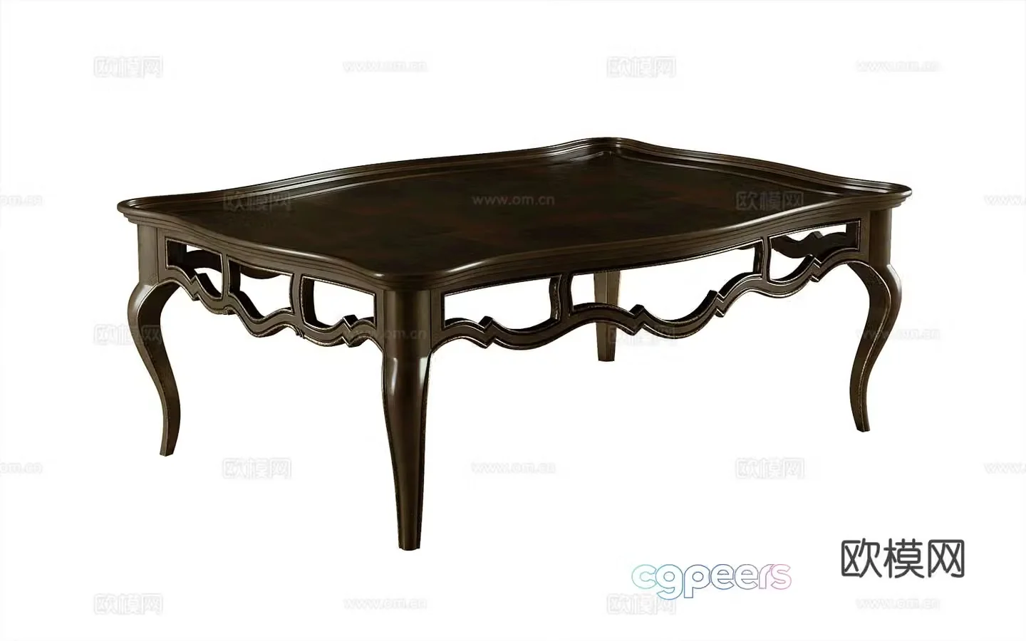 American coffee table 3d model