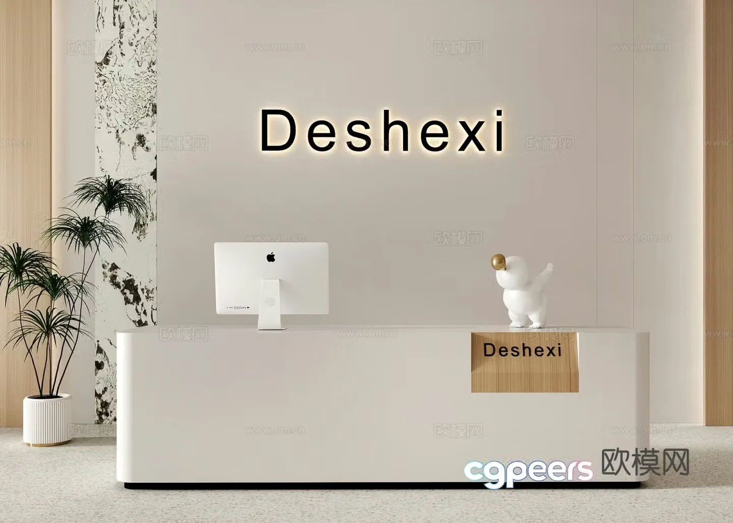 Hyundai front desk company front desk beauty salon front desk front desk front desk background image background background 3D model 3D model