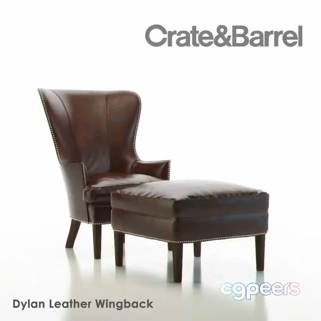 3ds Max Free – DYLAN Leather Wingback Chair