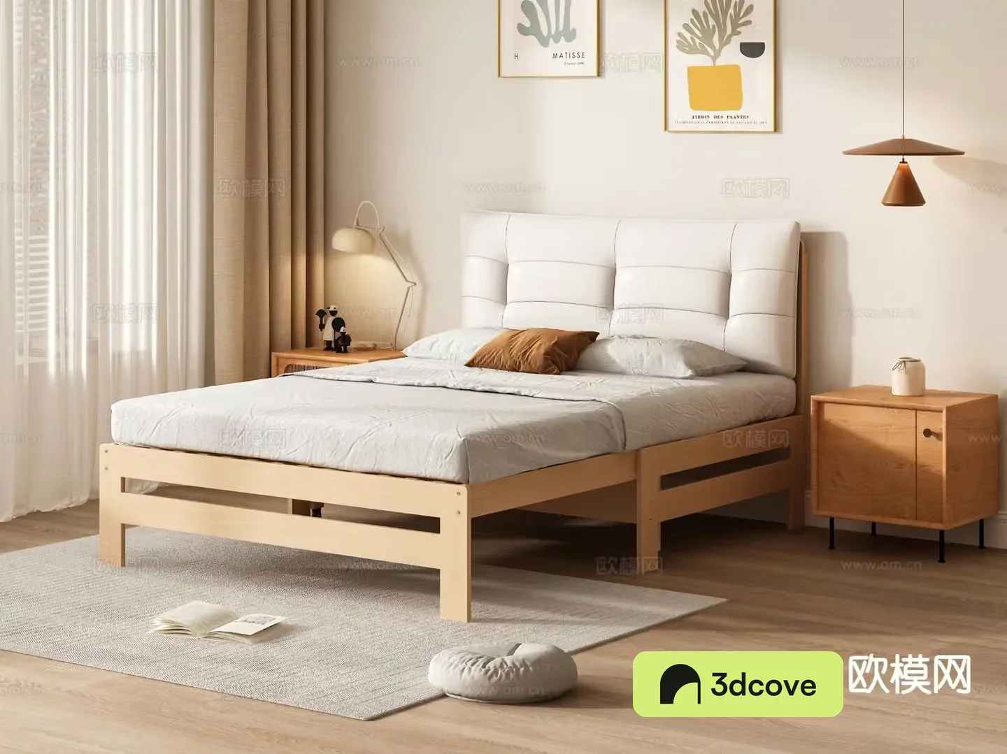Nordic double bed