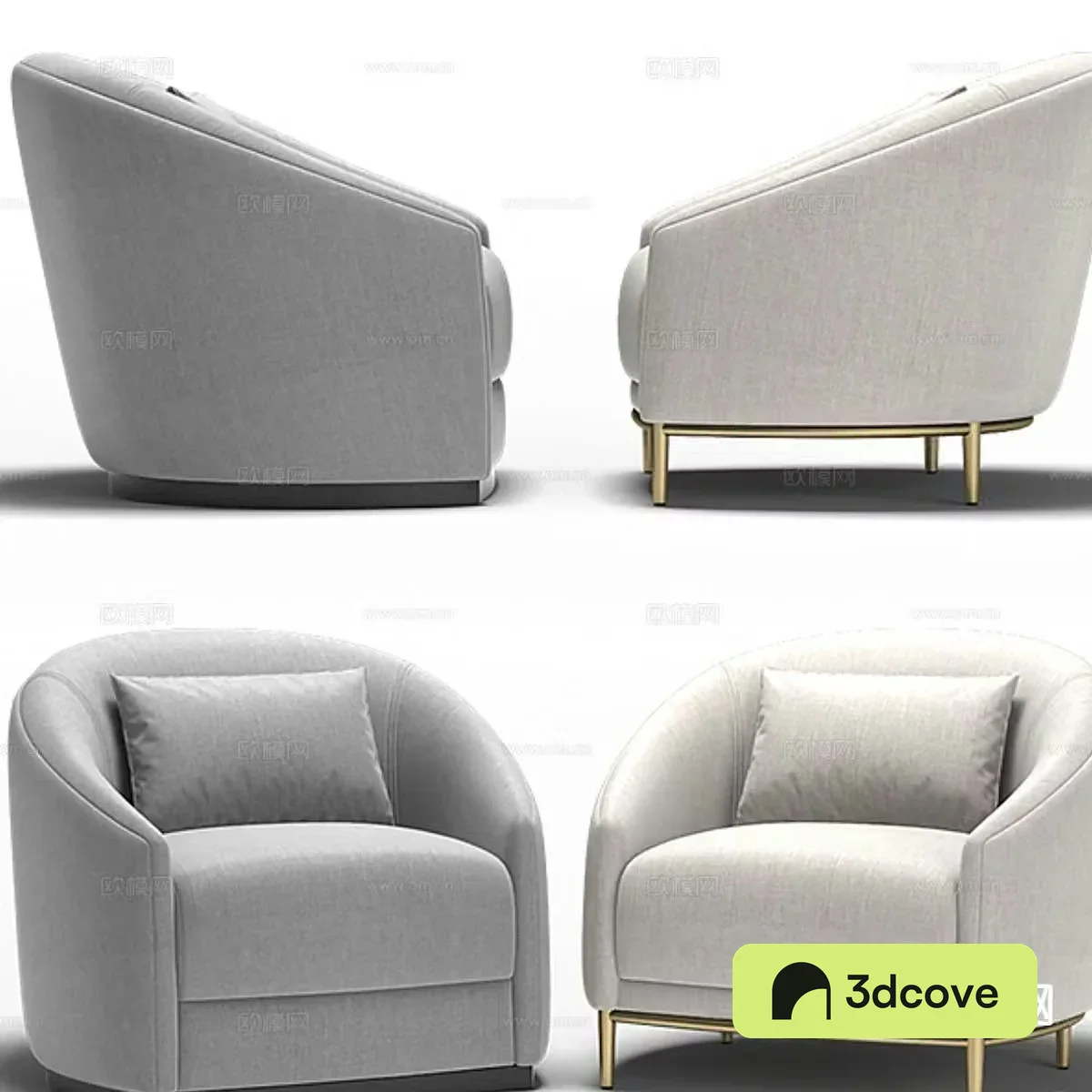 Modern single sofa