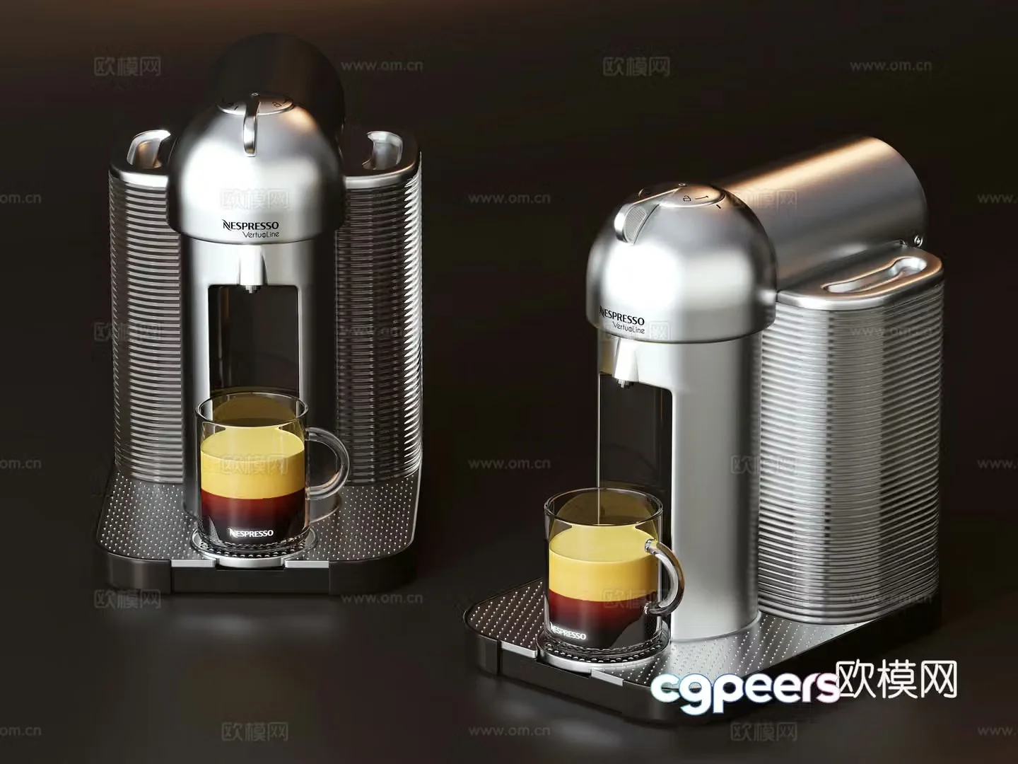Modern coffee machine 3d model