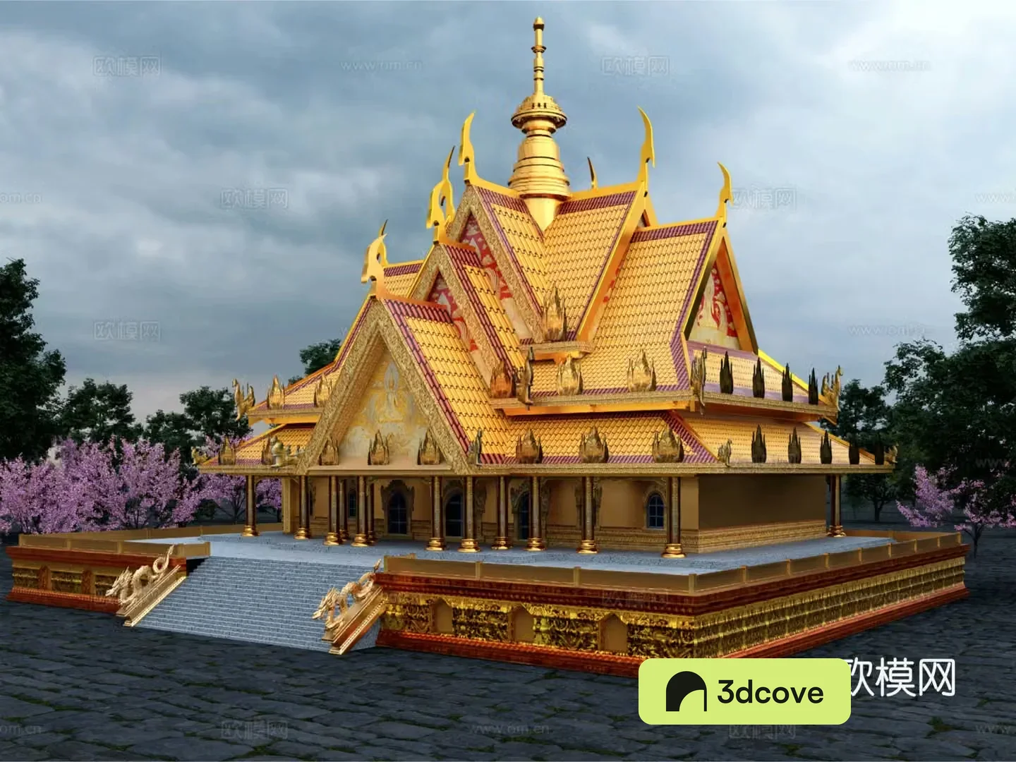 Southeast Asia Buddhist temple Theravada Buddhism religious building