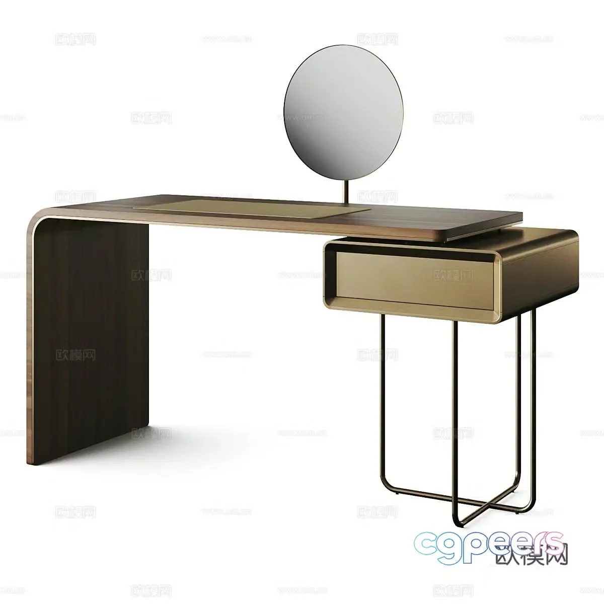 3d model of office desk