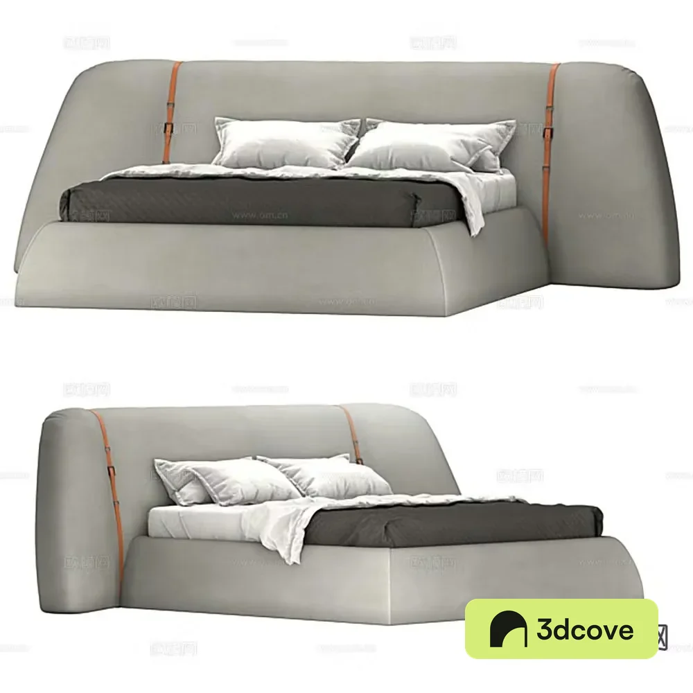 Modern double bed