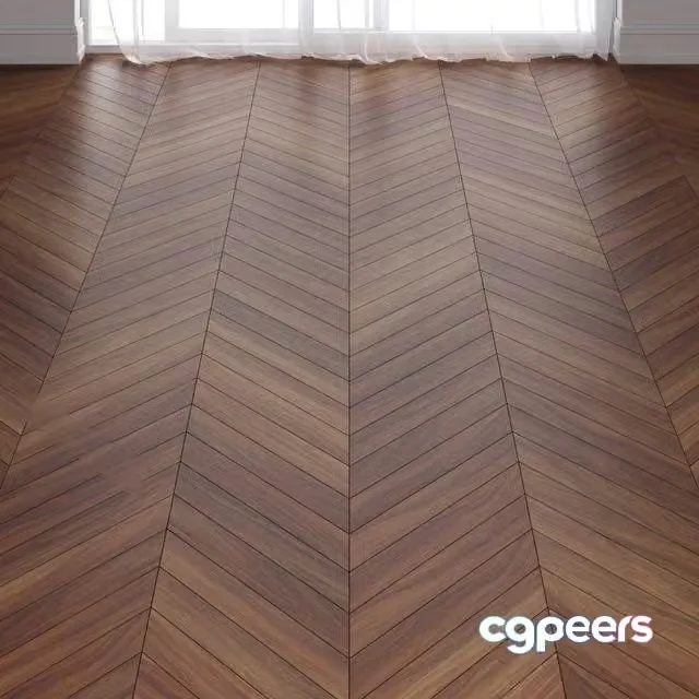 3ds Max Free – Brown Teak Wood Parquet Floor in 3 types