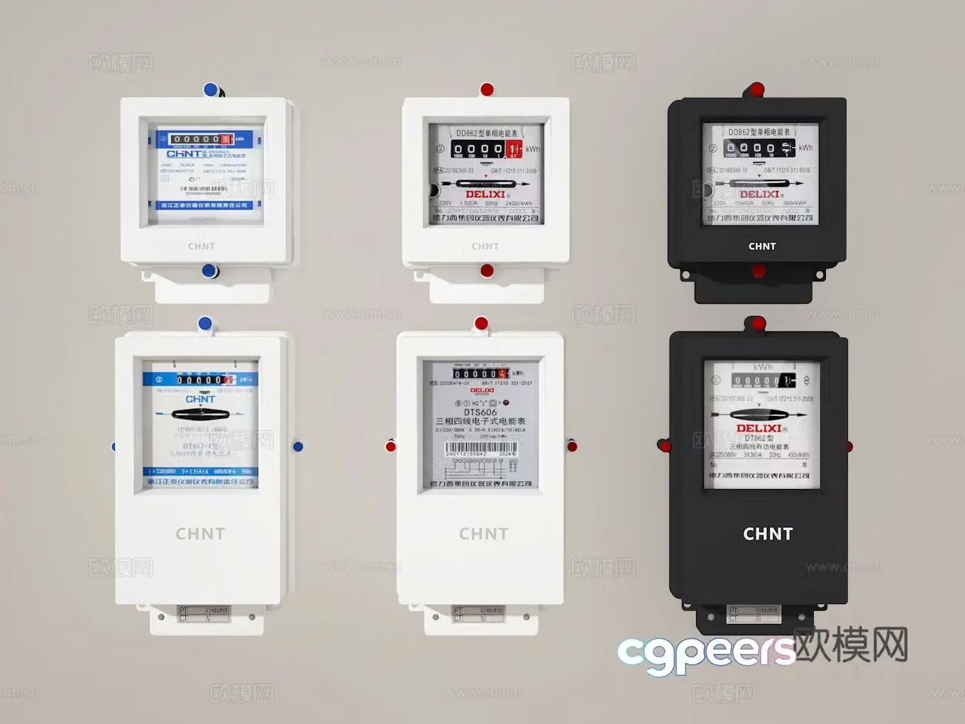 3D Model of Electric Meter