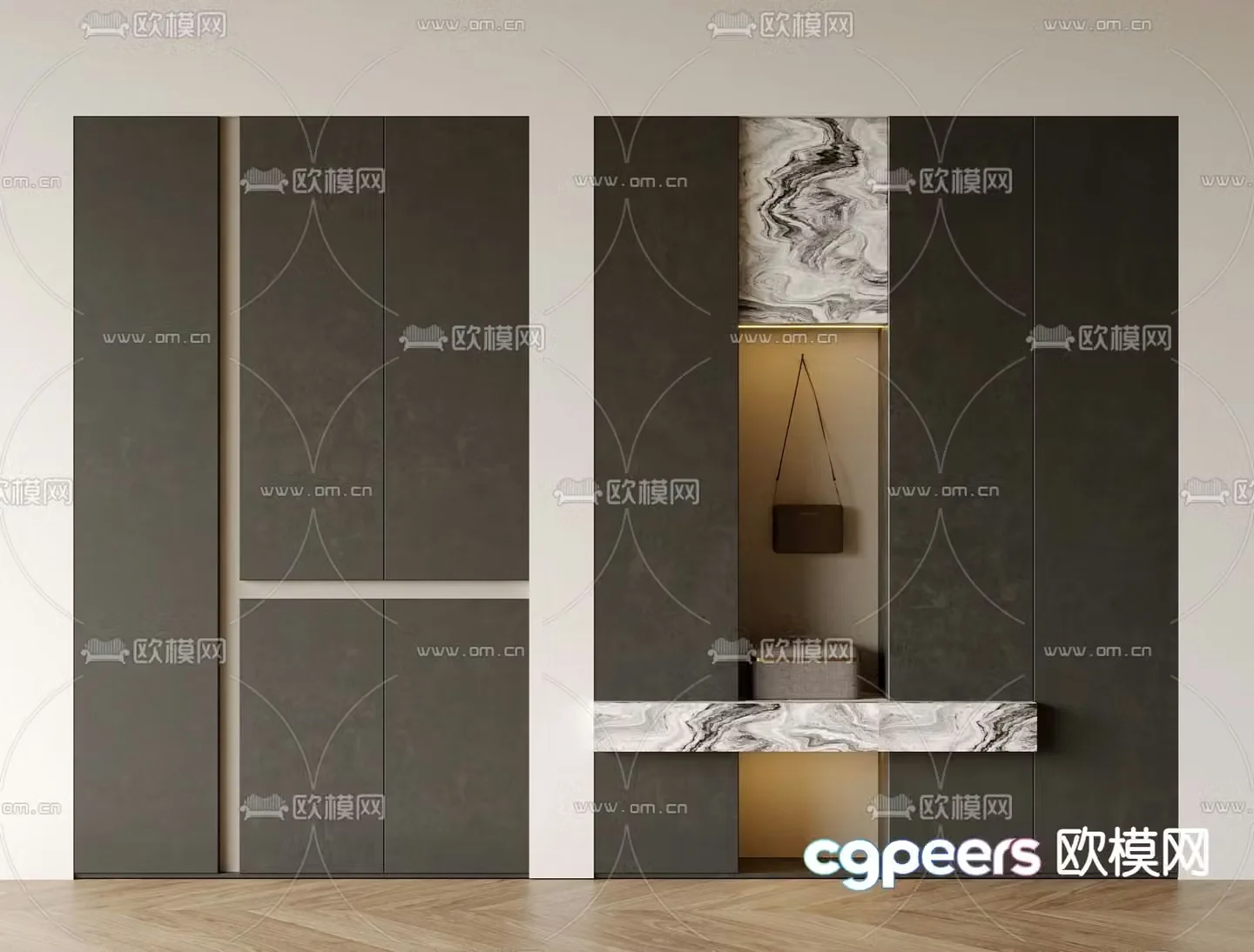 Home shoe cabinet multifunctional shoe cabinet 3d model
