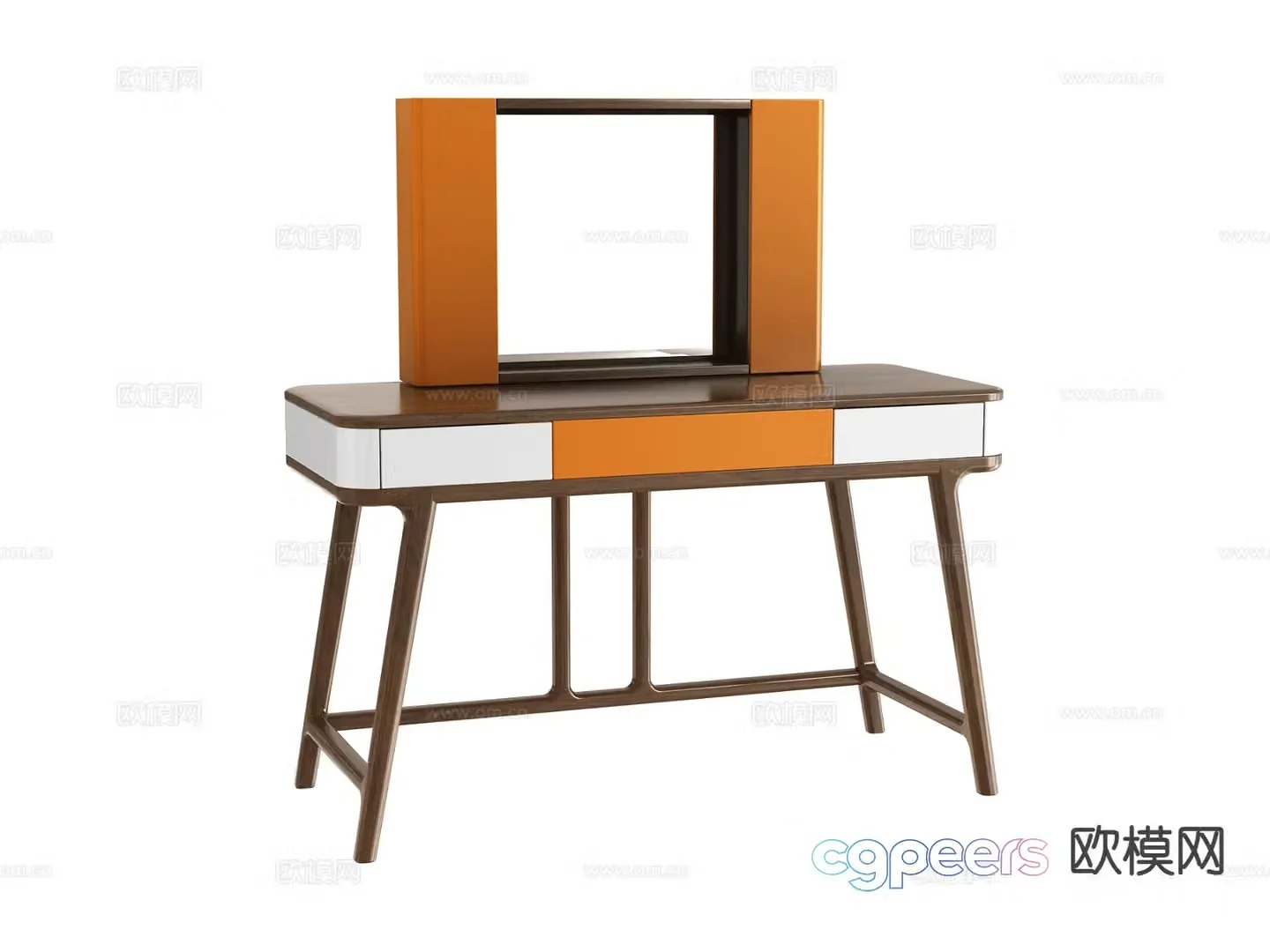 Modern dressing table 3d model